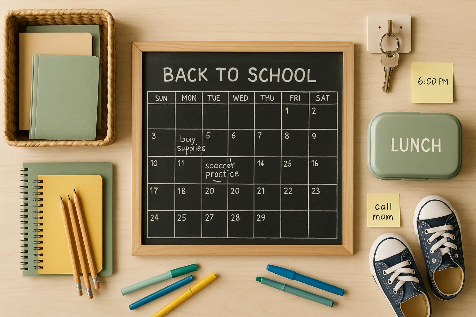 Back to school organization